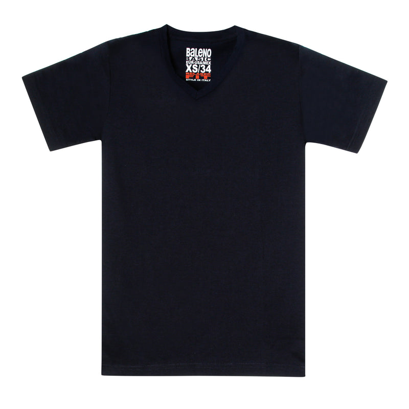 BALENO BASIC VNECK TEE NAVY XS