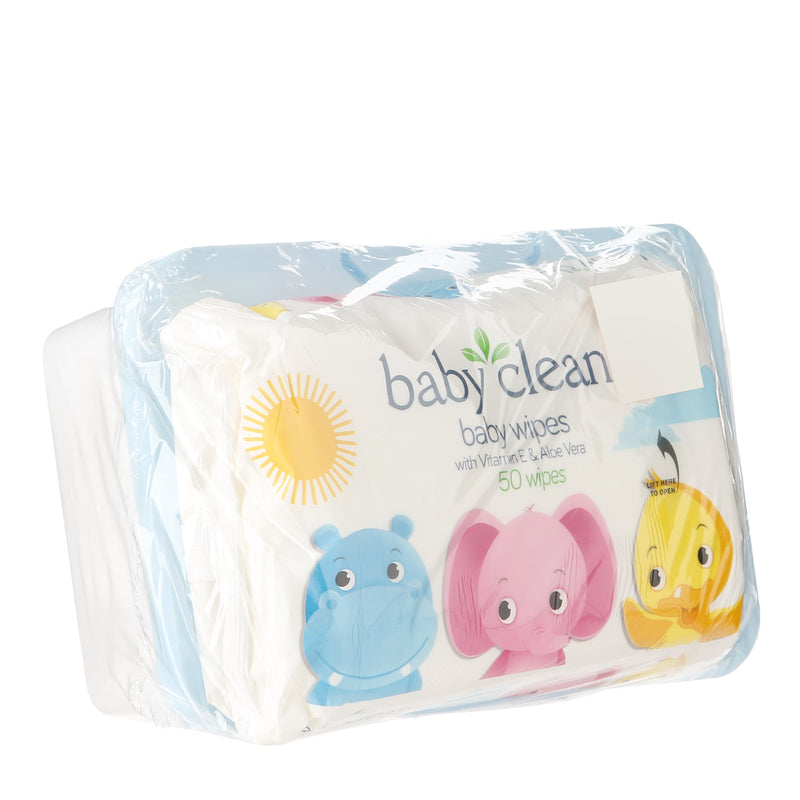 Baby Clean 80 Sheets and 50 Sheets Wipes Set