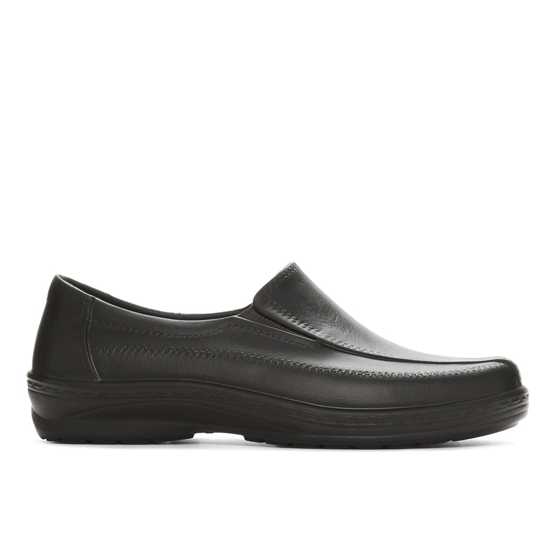 DURALITE   SLIP ON    MOLDED  BLK-5 GABRIEL DURALITE GABRIEL SLIP ON MOLDED SHOES