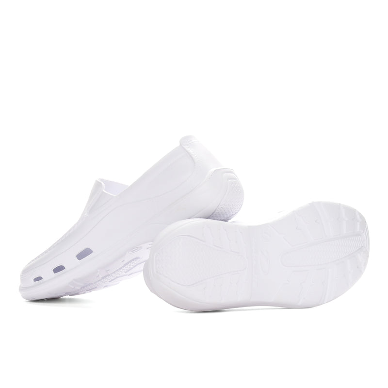 DURALITE   RUBBER     MOLDED  ECCO WHT-5 DURALITE ECCO SLIP ON MOLDED SHOES