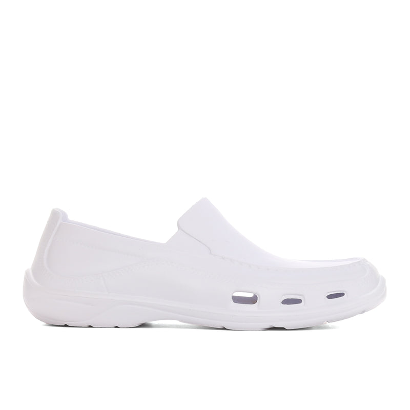 DURALITE   RUBBER     MOLDED  ECCO WHT-5 DURALITE ECCO SLIP ON MOLDED SHOES