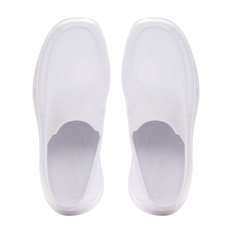 DURALITE   RUBBER     MOLDED  ECCO WHT-5 DURALITE ECCO SLIP ON MOLDED SHOES