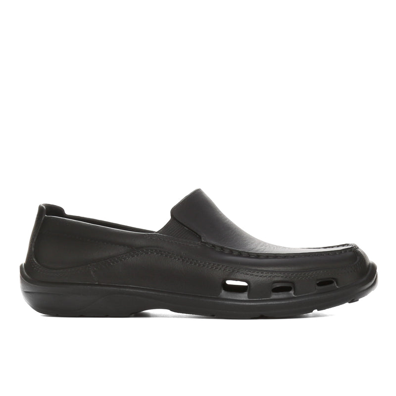 DURALITE   RUBBER     MOLDED  ECCO- BLK-5 DURALITE ECCO SLIP ON MOLDED SHOES