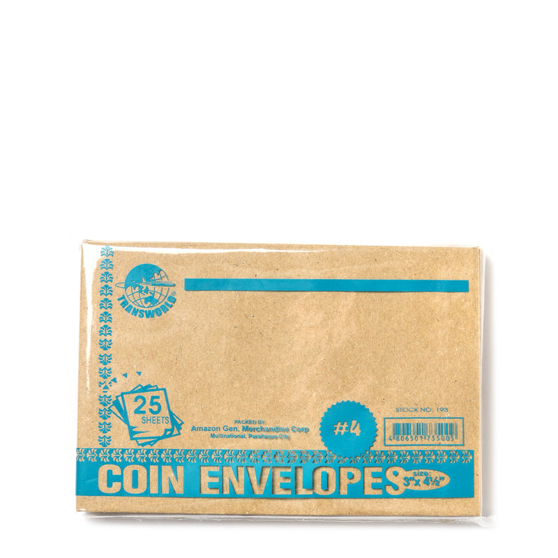 Transworld Coin Envelope No. 4 25pcs