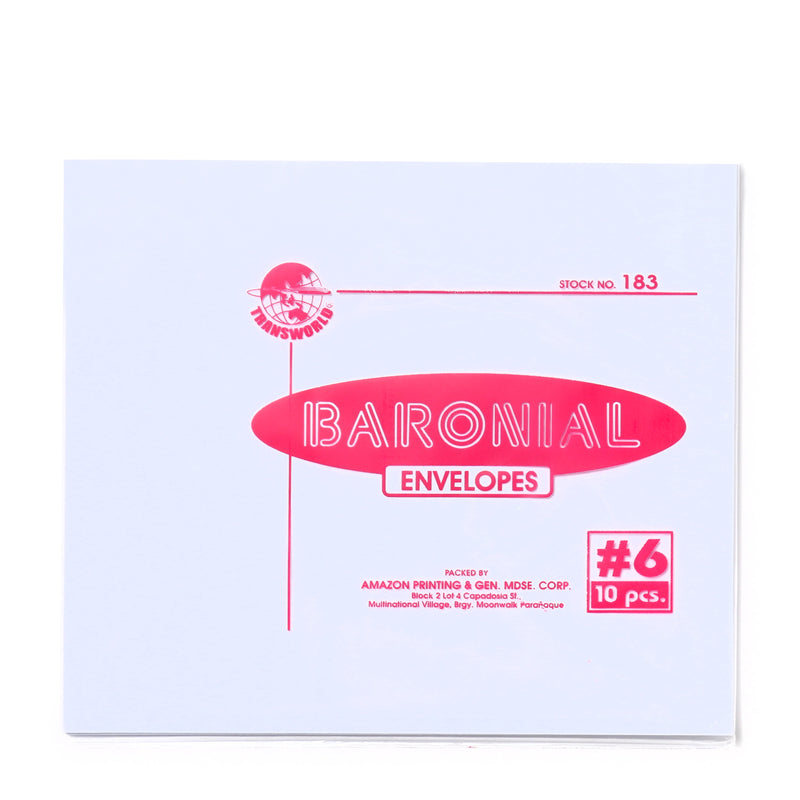 Transworld Baronial Envelope No. 6 10pcs