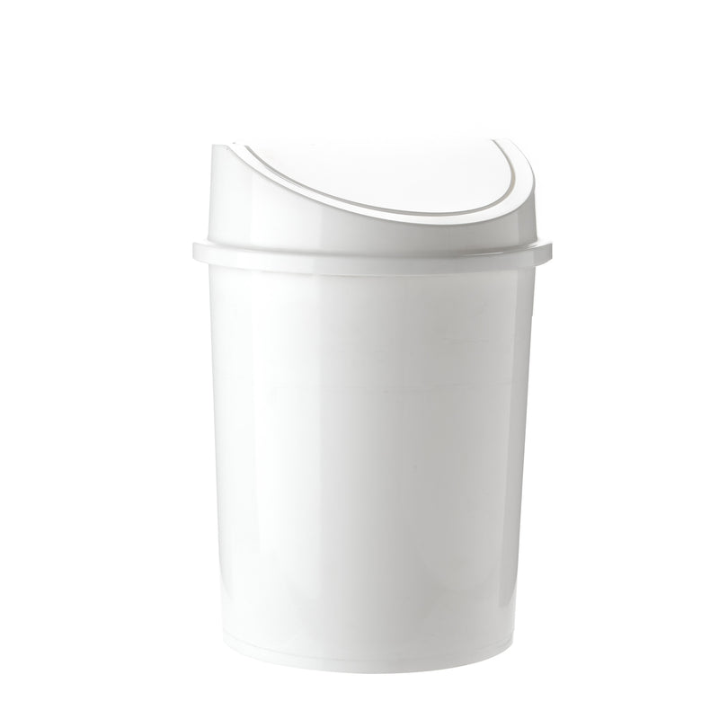 Urban Home Round Swing-top Trash Bin 8L