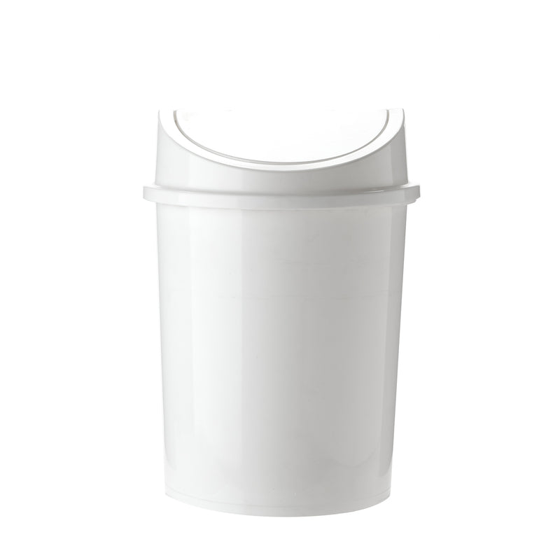 Urban Home Round Swing-top Trash Bin 8L