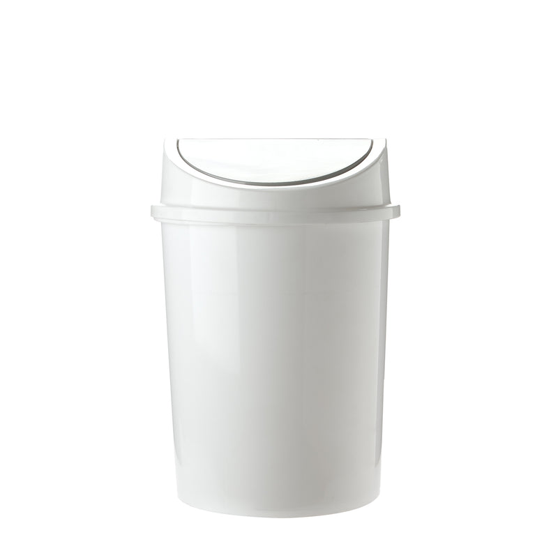 Urban Home Round Swing-top Trash Bin 11L