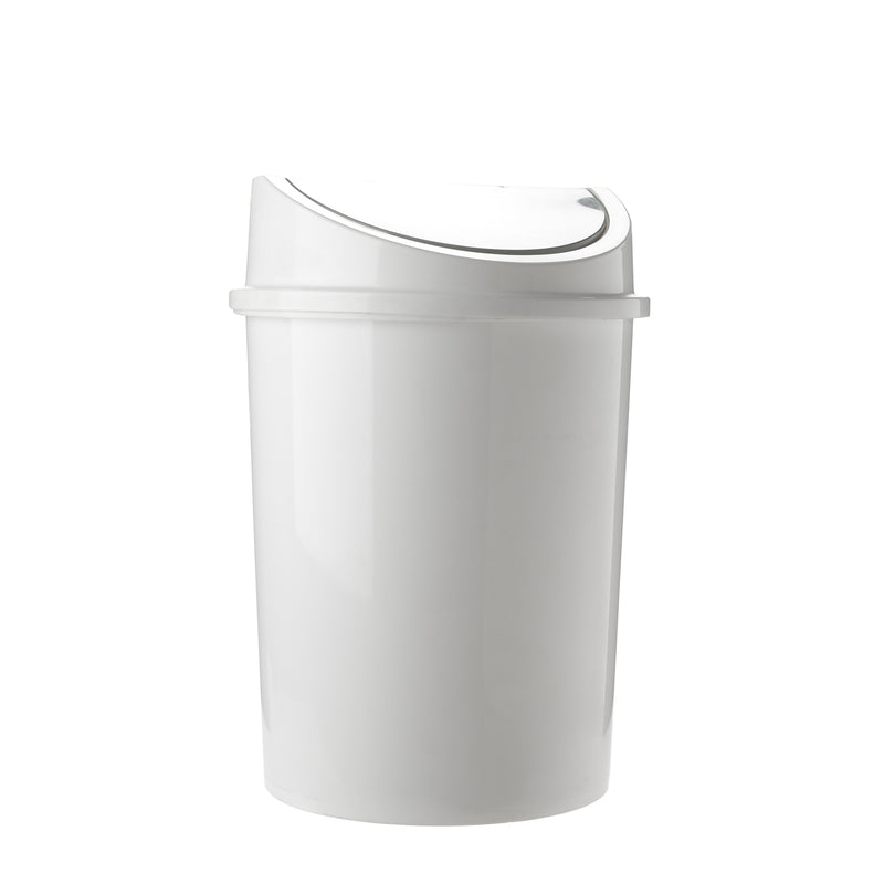 Urban Home Round Swing-top Trash Bin 11L