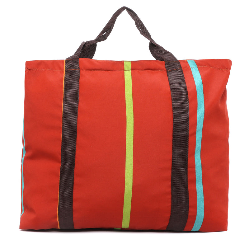 Travel Basic Julian Stripes Oversized Overnight Tote Bag