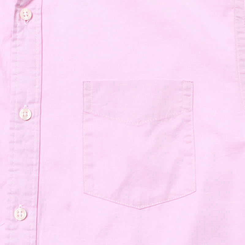 BALENODSHI/PINK/B-S/NODIM Baleno 12194585 Plain Oxford Short Sleeved Dress Shirts with one-left chest     pocket