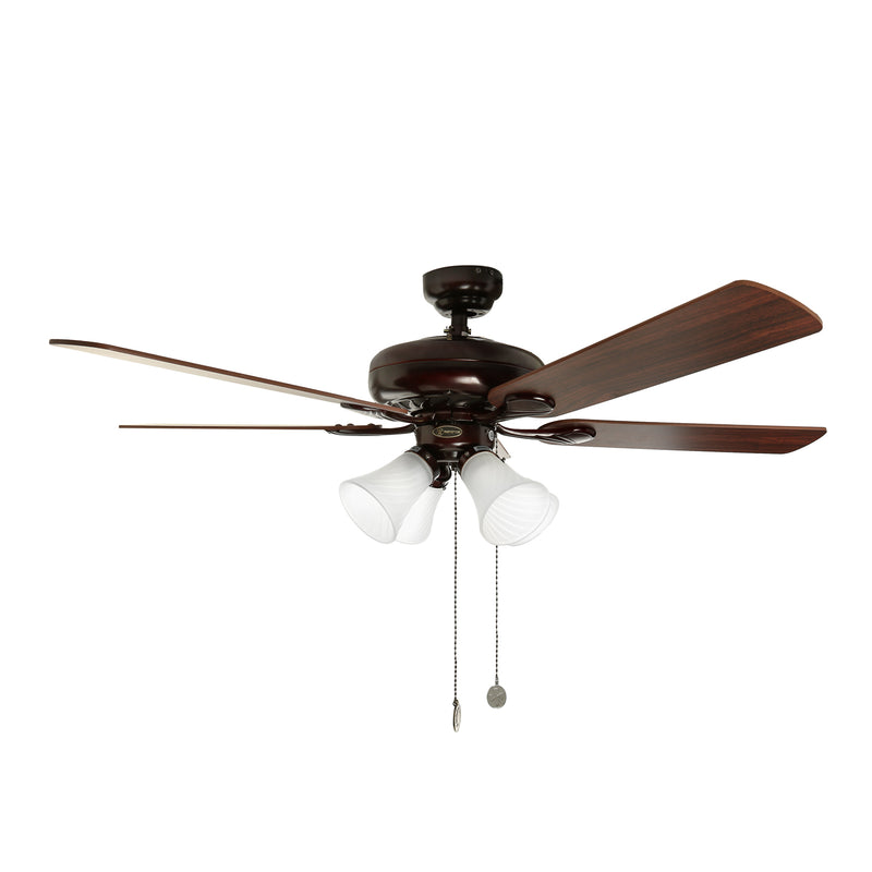 Westinghouse 52in./132cm Swirl Ceiling Fan (Mahogany/Rich Walnut)