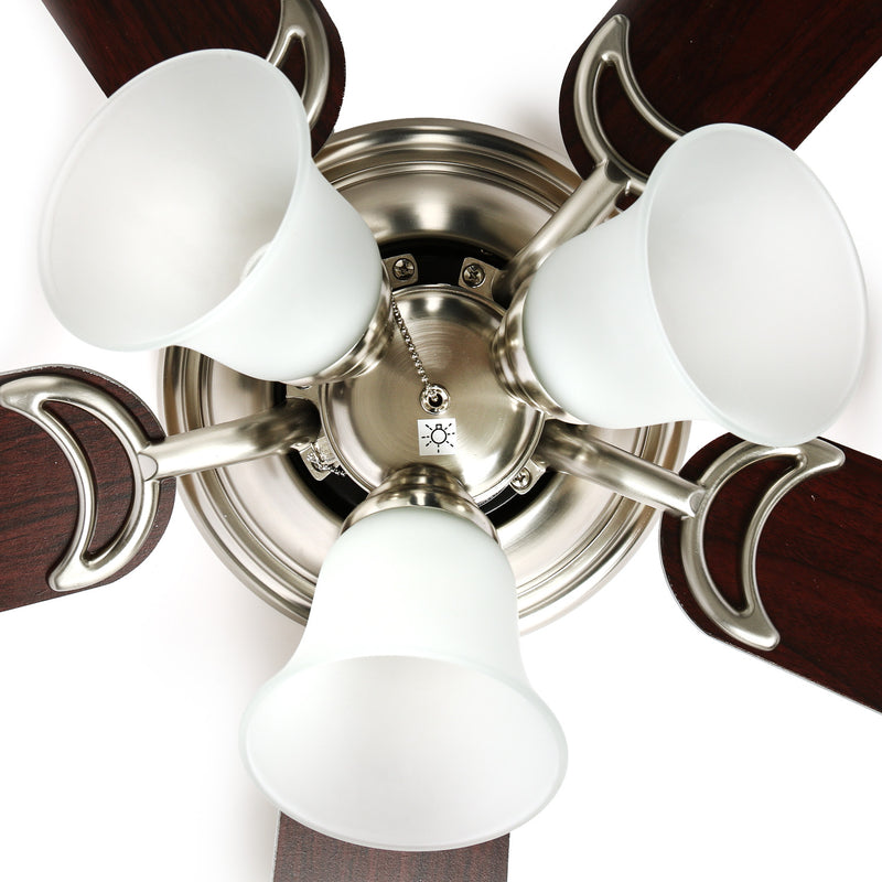 Westinghouse 42in./105cm Contempra Trio Ceiling Fan (Rosewood/Bird's Eye Maple)