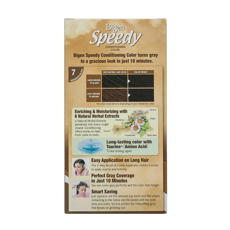 Bigen Speedy Conditioning Color No. 7 Brownish Black