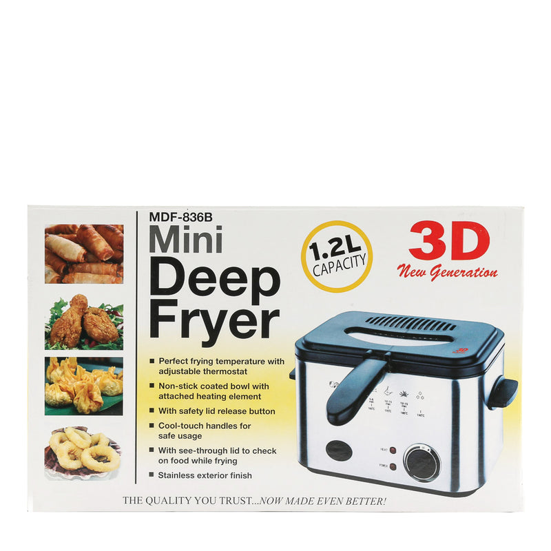 3D Mini Deep Fryer MDF-836B