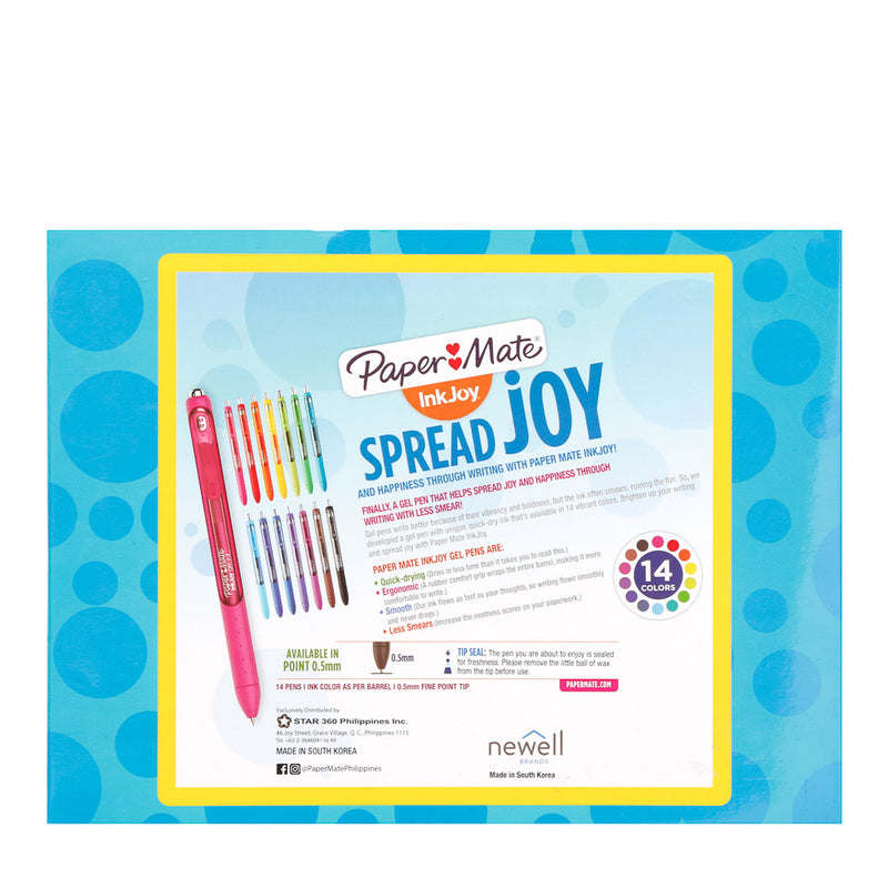 Paper Mate InkJoy Gel Pen Set 14 Colors