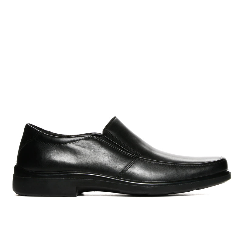 HUSH PUPPIES STOCKS  M  H100154 BLACK LEAT 12 Hush Puppies STOCKS LOAFER