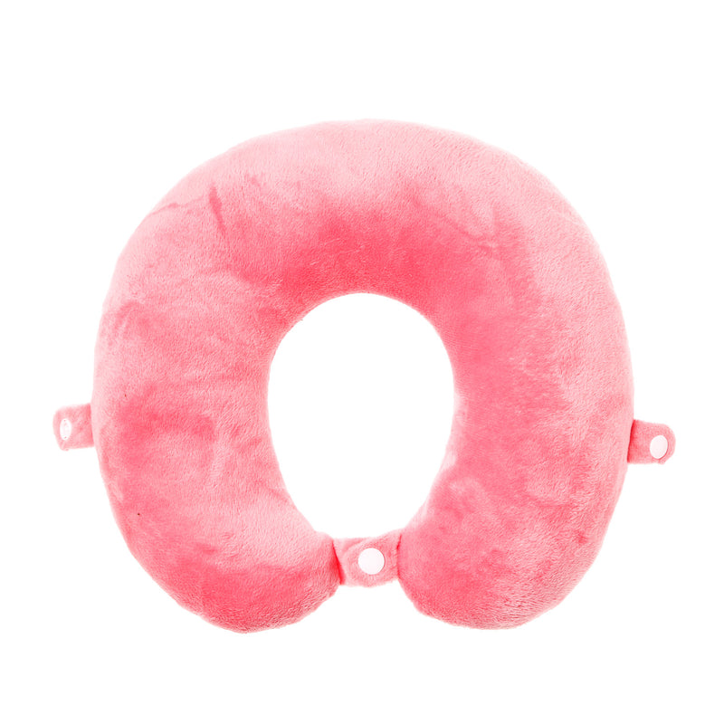 Bloom Plain Neck Pillow in Pink