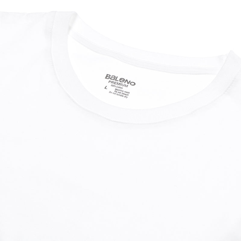 BL 9081 S RNECK TSHIRTS PREMIUM WHITE