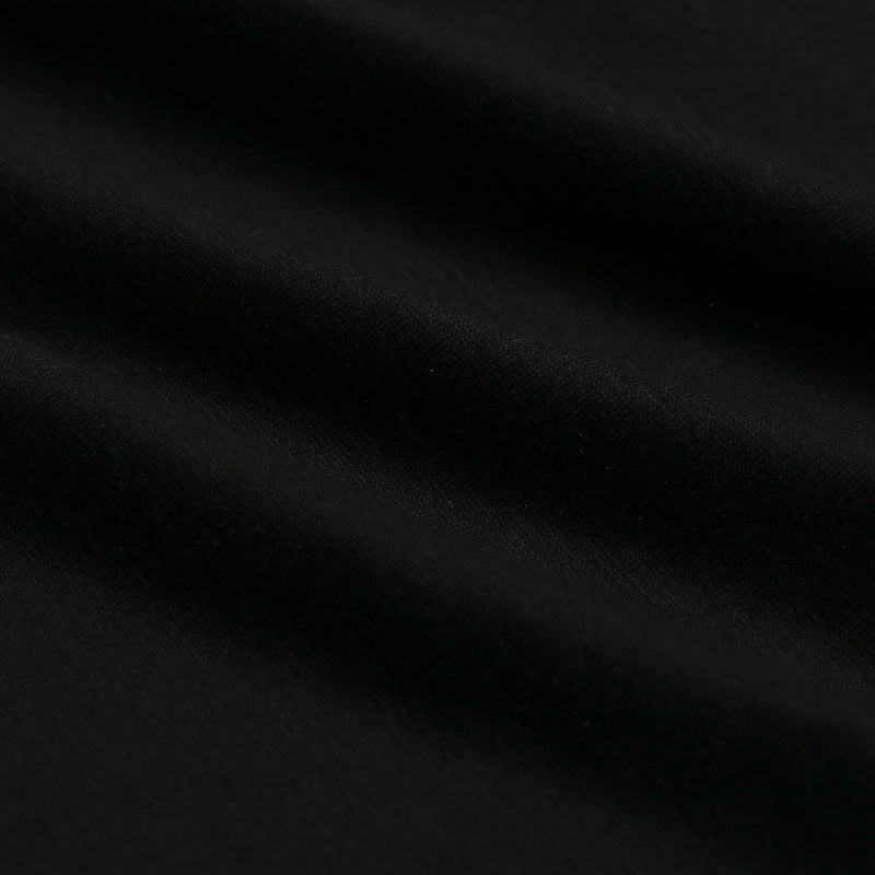 BALENOTSHI/BLACK/A-XS/NODIM Baleno 12440336 Plain Vneck Long Sleeves Tees