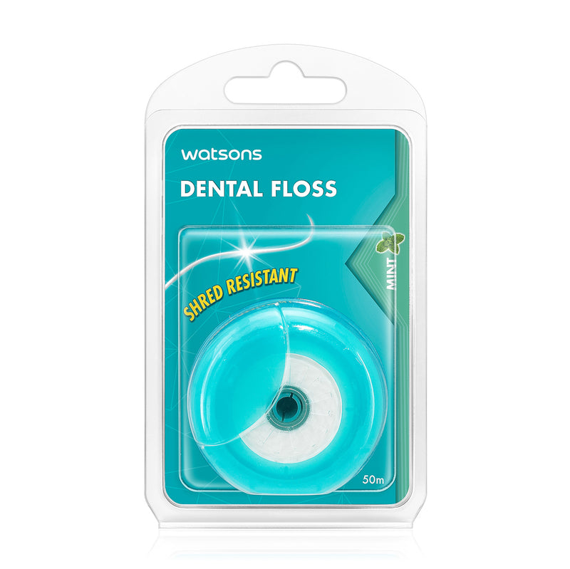 Watsons Mint Dental Floss 50 meters