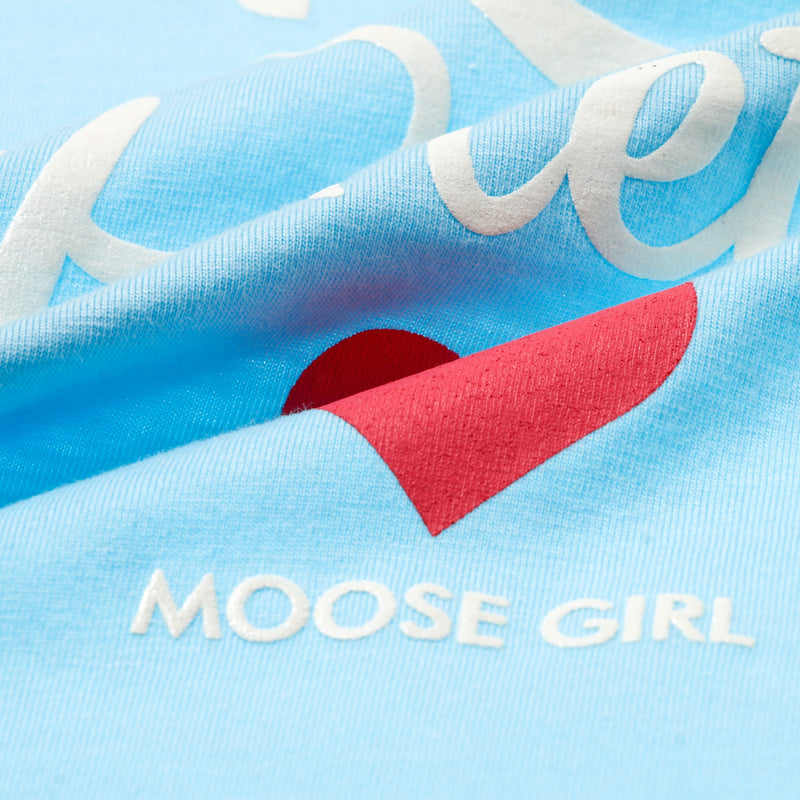 SHIRTSMOOS/BLUE/10/NODIM MOOSE GIRL 09632 CG03 BLU  SHIRTS