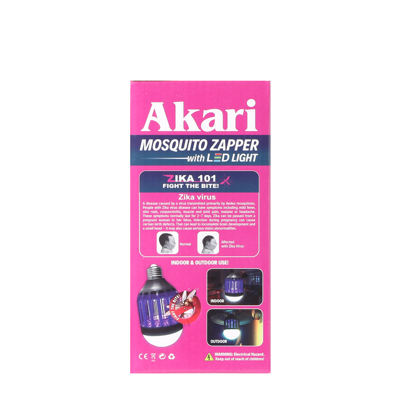 Akari Mosquito Zapper with LED Light AEMKB-DS80 (Silver)