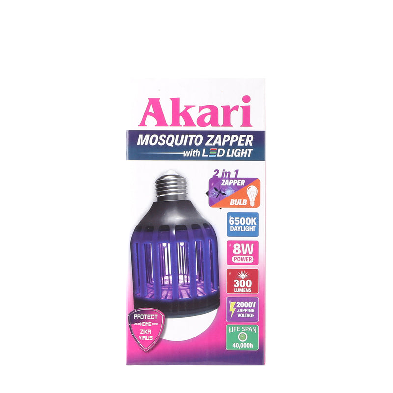 Akari Mosquito Zapper with LED Light AEMKB-DS80 (Silver)