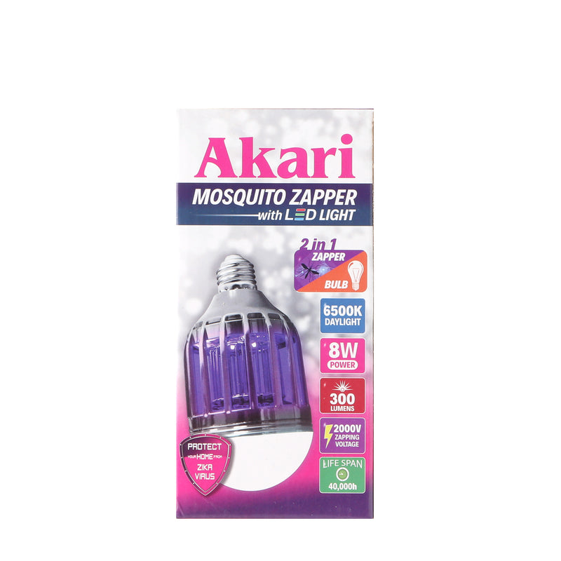 Akari Mosquito Zapper with LED Light AEMKB-DBK80 (Black)