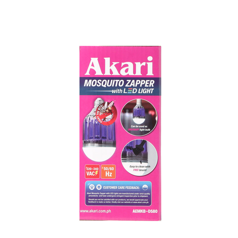 Akari Mosquito Zapper with LED Light AEMKB-DBK80 (Black)