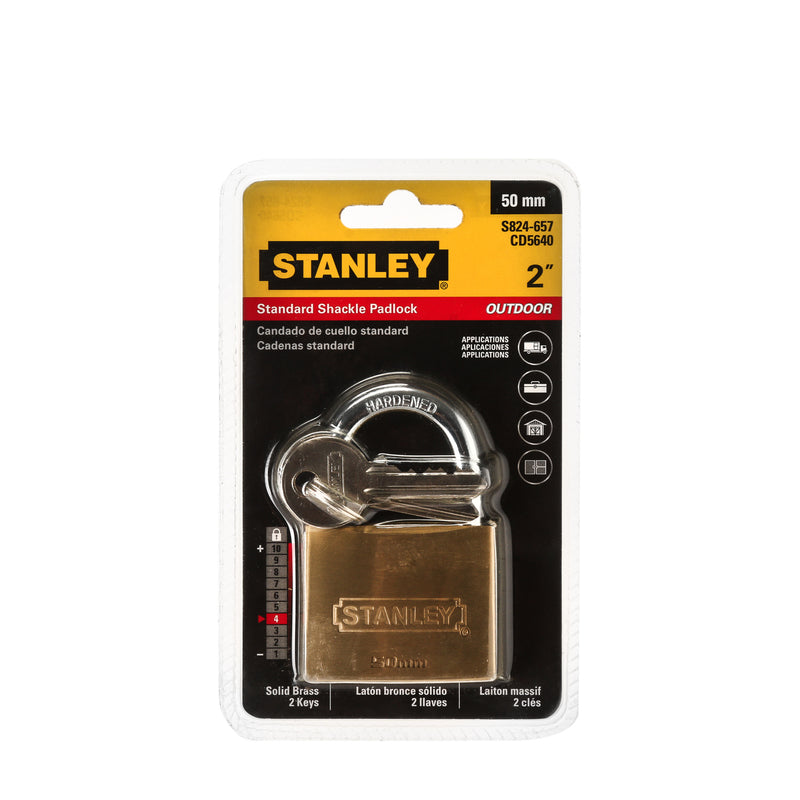 Stanley Standard Shackle Padlock 50mm