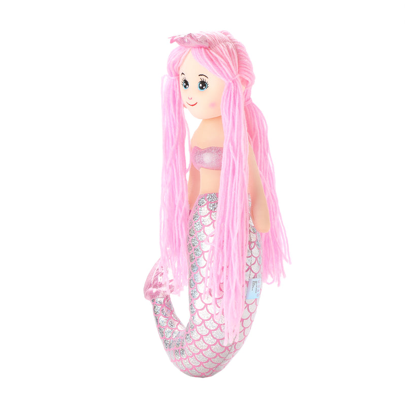 Toy Kingdom Mermaid Rag Doll in Pink