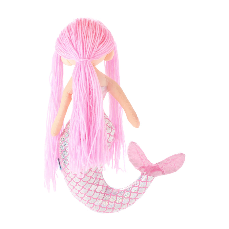 Toy Kingdom Mermaid Rag Doll in Pink