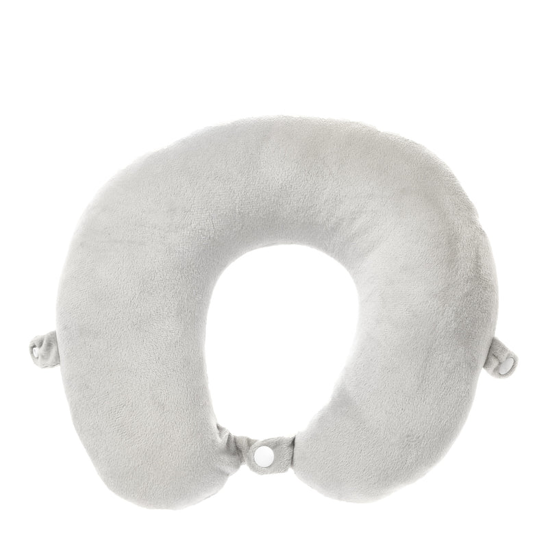 Bloom Plain Neck Pillow in Light Grey