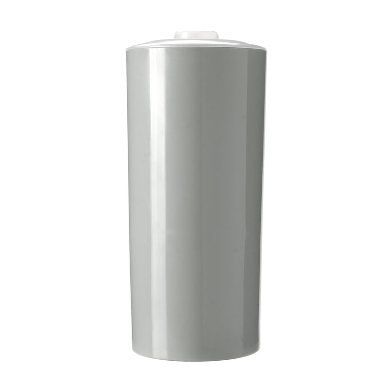 Urban Home Bathroom Tissue Bin with Cover _ Grey