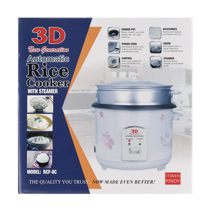 3D Automatic Rice Cooker 1.5L RCF-8C