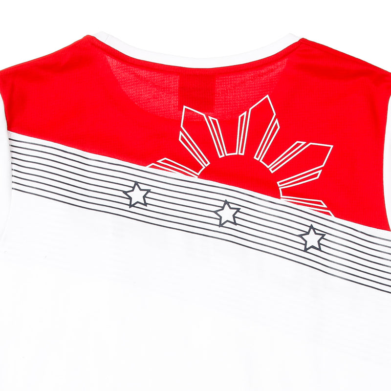 MY PHILIPPINES 2SPORTY SUN STAR WHITE XL MY PHILIPPINES LADIES PILIPINAS SPORTS TEE IN WHITE