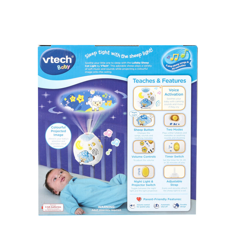 VTech Blue Lullaby Sheep Cot Light