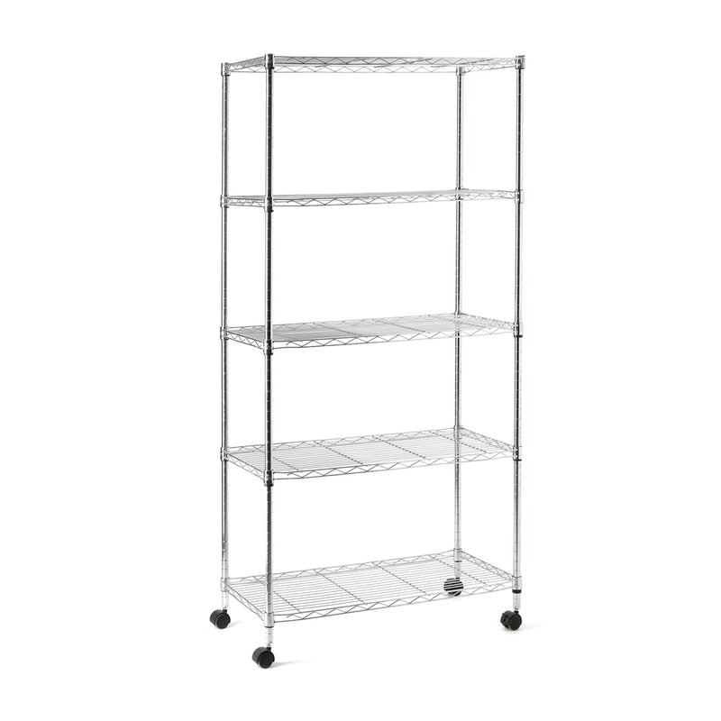 Keyway 5-Tier Mobile Storage Rack