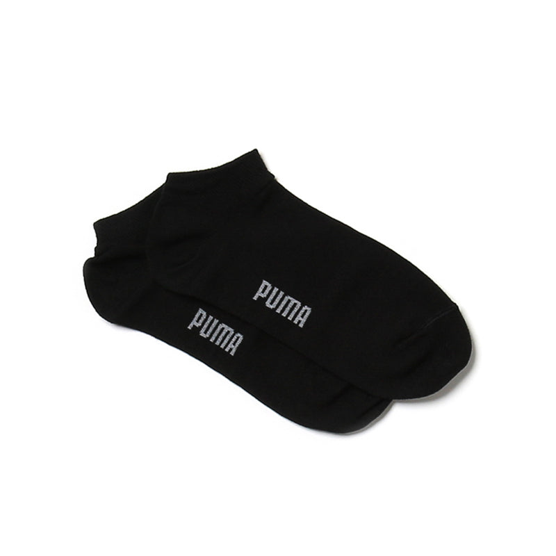 Puma Kids Size 7-10 Ankle Socks 3-Pair Set in Black