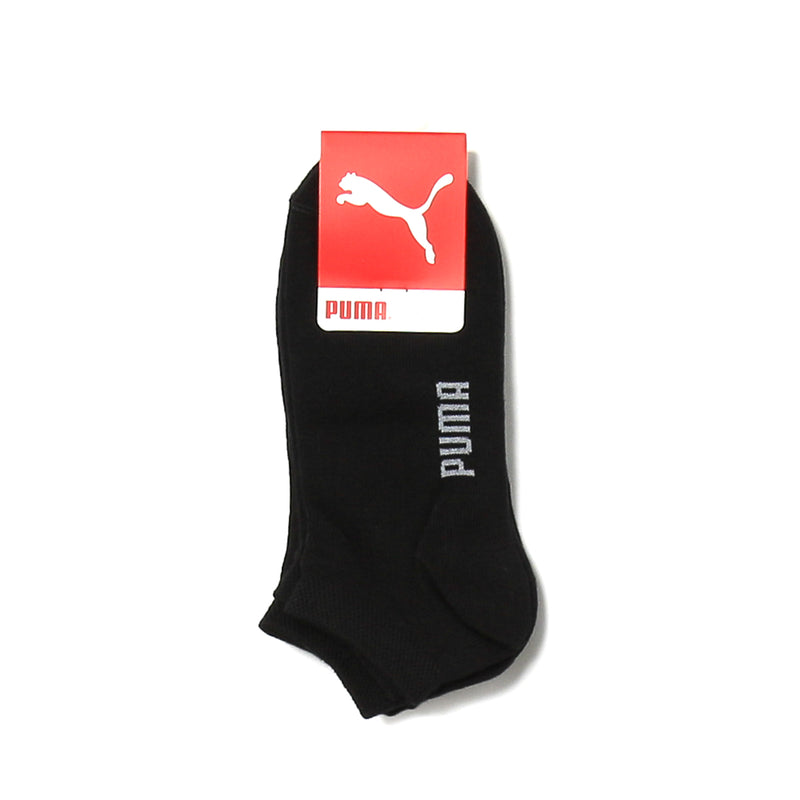 Puma Kids Size 7-10 Ankle Socks 3-Pair Set in Black