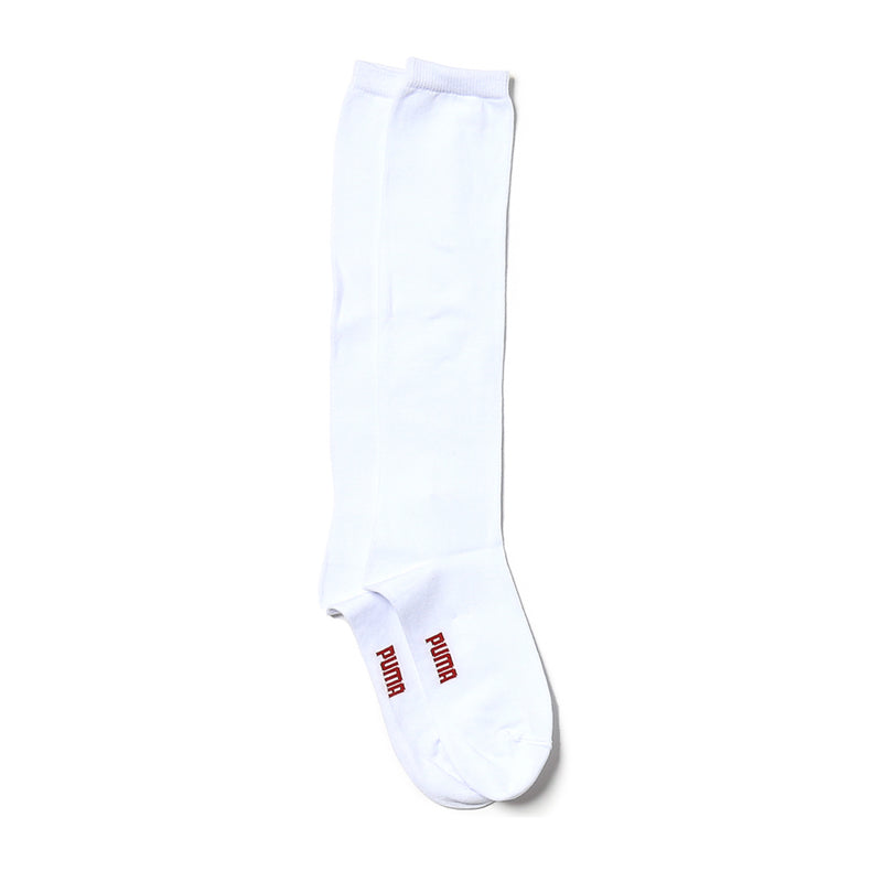 Puma Kids Size 9-12 Knee Length Socks 3-Pair Set in White