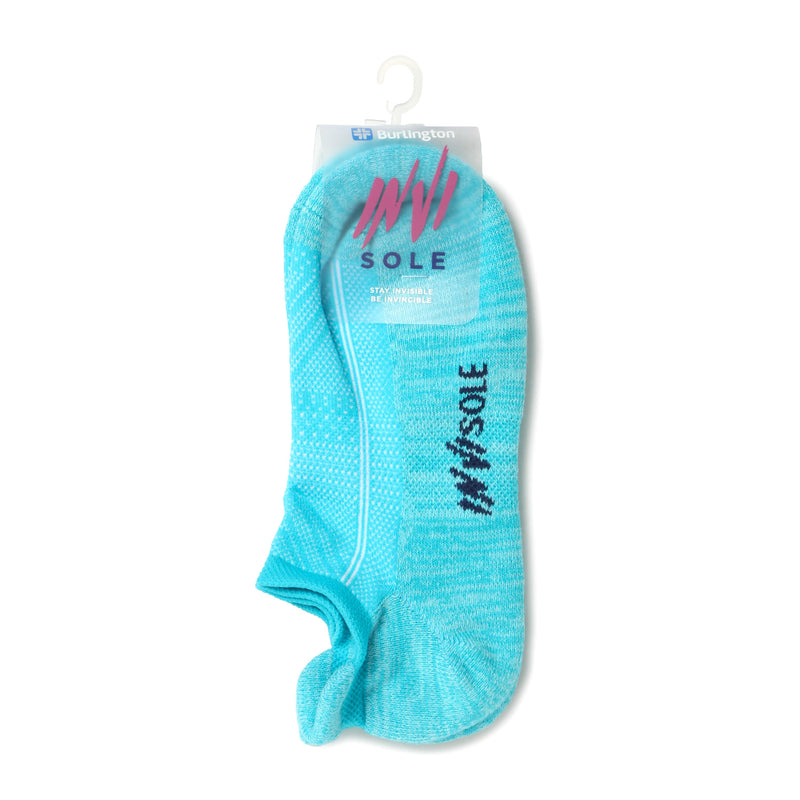 Burlington Ladies Invisole Ankle Socks in Turquoise