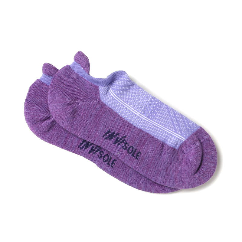 Burlington Ladies Invisole Ankle Socks in Lavender