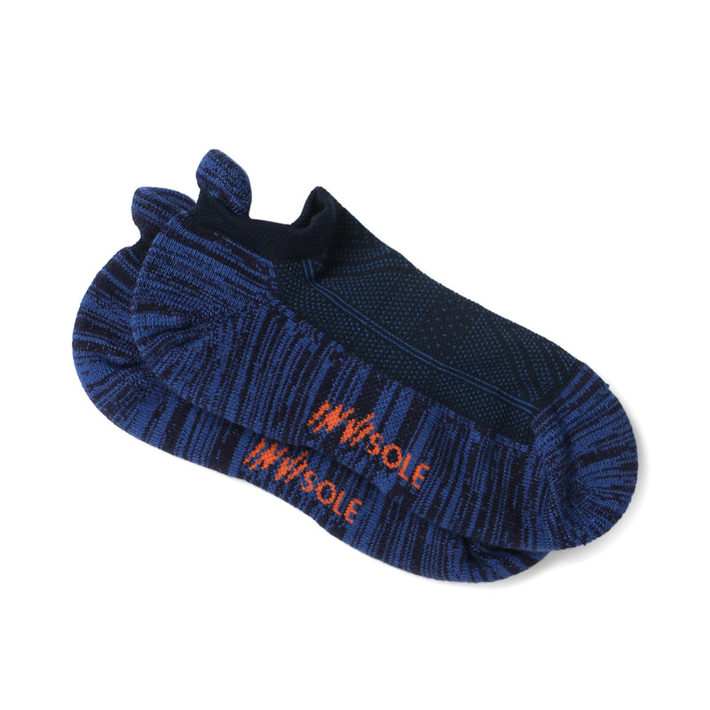 Burlington Men's Invisole Ankle Socks in Navy Blue