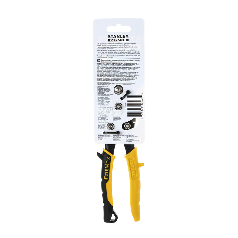 Stanley Fatmax Straight Cut Compound Action Aviation Snips