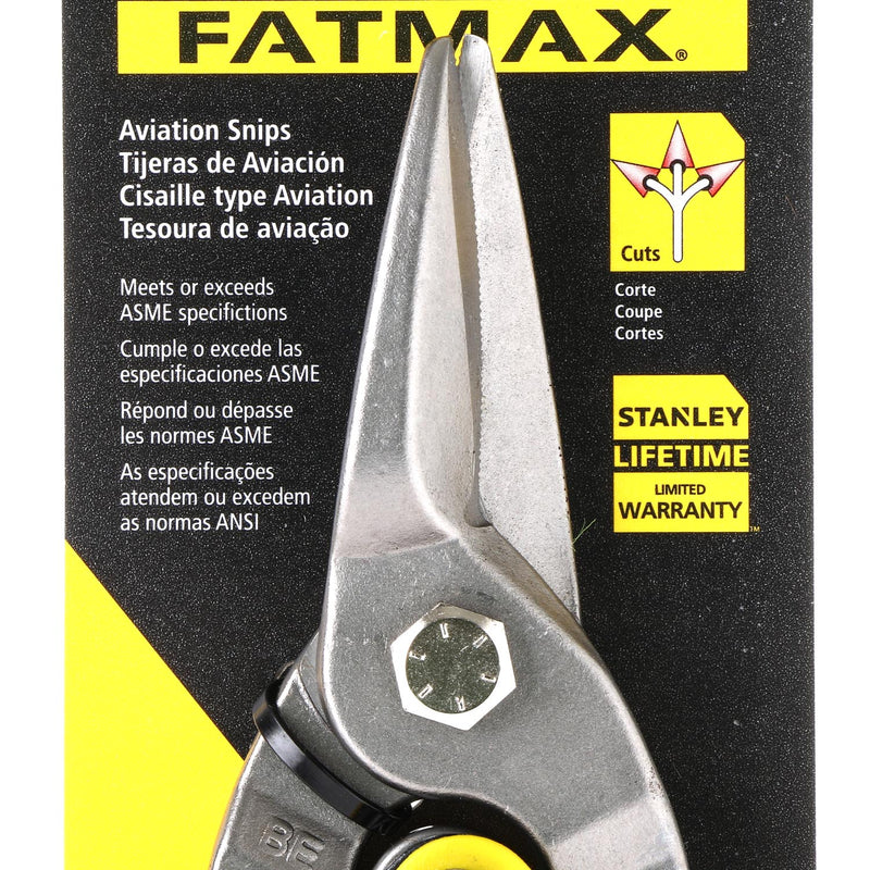 Stanley Fatmax Straight Cut Compound Action Aviation Snips