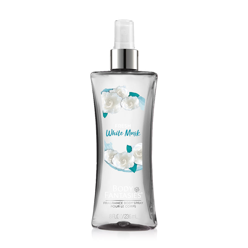 Body Fantasies Fresh White Musk Fragrance Body Spray 236ml