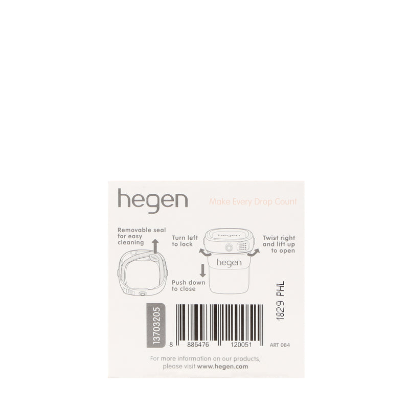 Hegen White Storage Lids Set of 2