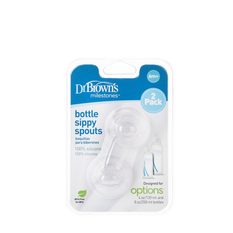 Dr. Brown_s Narrow Neck Bottle Sippy Spout Set of 2